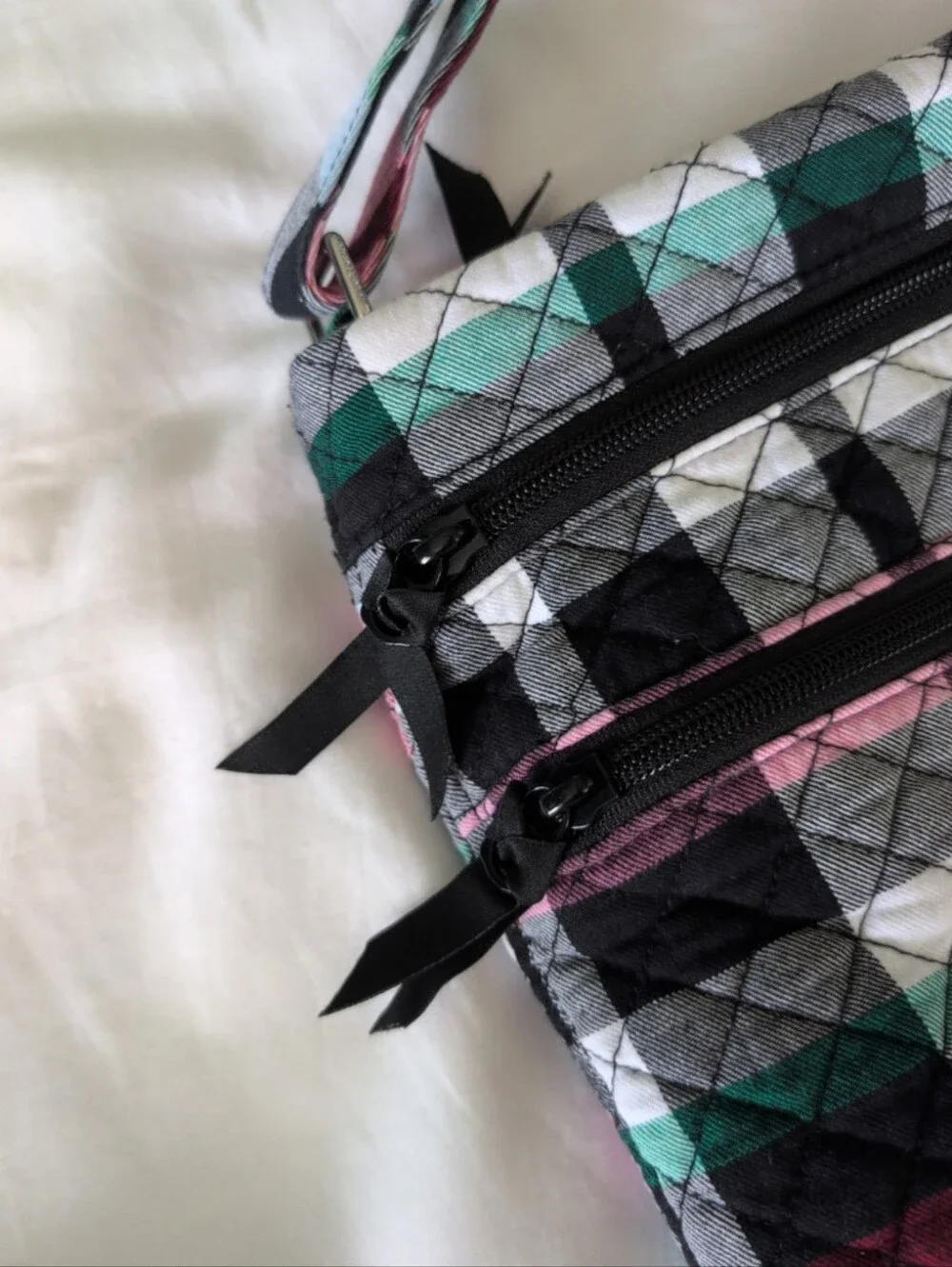 Vera Bradley Crossbody -- Plaid Print